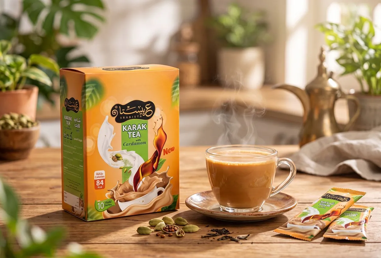 3rabista Cardamom Karak Tea Showcase